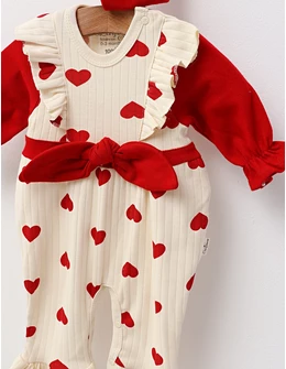 Salopeta cu bentita, Love and Heart, cu rosu