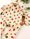 Salopeta cu botosei Fructe, model crem picture - 2