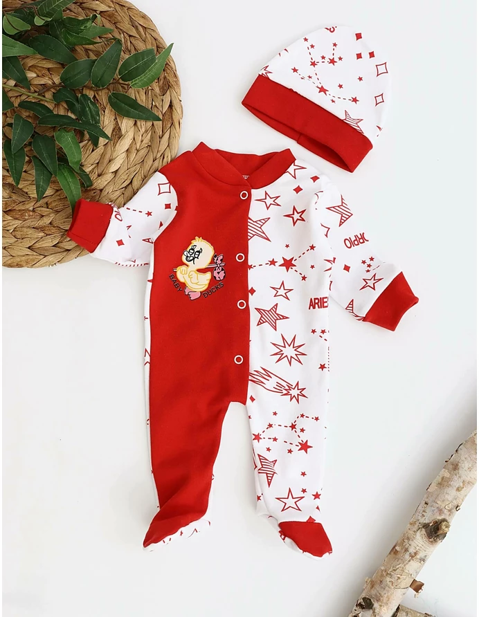 Salopeta cu fes Baby Duck\'s rosu picture - 3