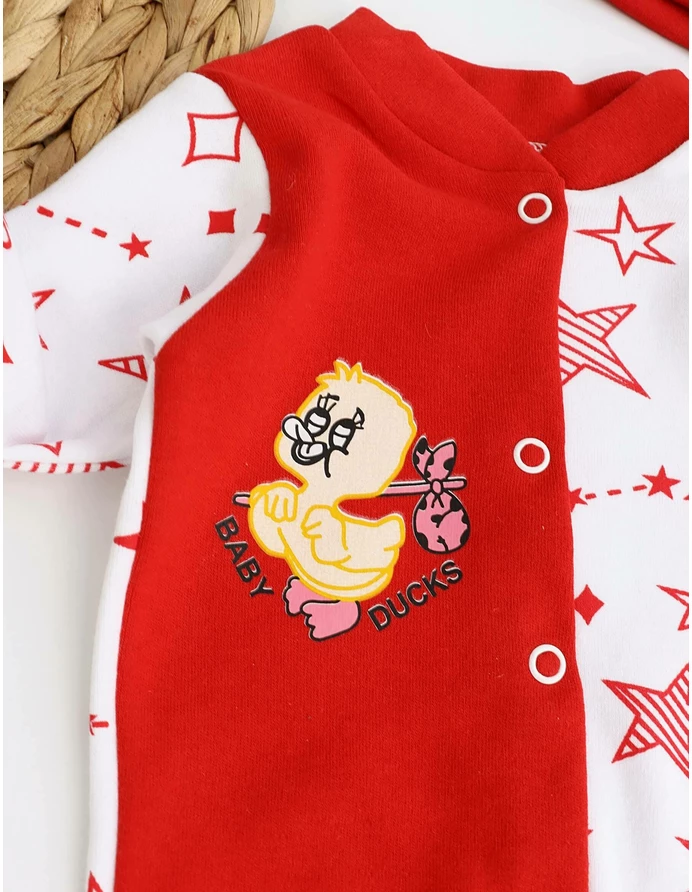 Salopeta cu fes Baby Duck\'s rosu picture - 4