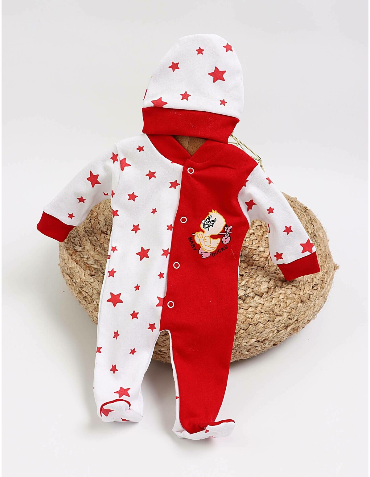 Salopeta cu fes Baby Duck\'s rosu