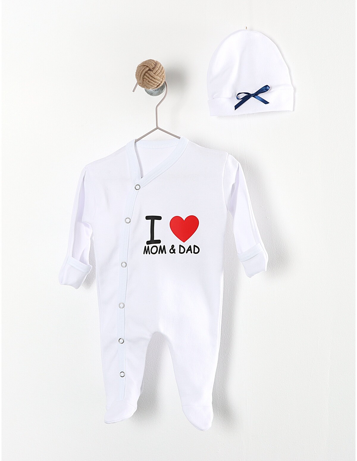 Salopeta cu fes I LOVE MOM AND DAD