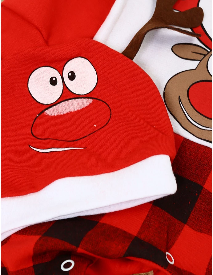 Salopeta cu fes si cornite de ren Craciunul picture - 2