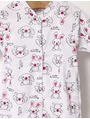 Salopeta CUte Bunny 2 MS alb-ciclam picture - 2
