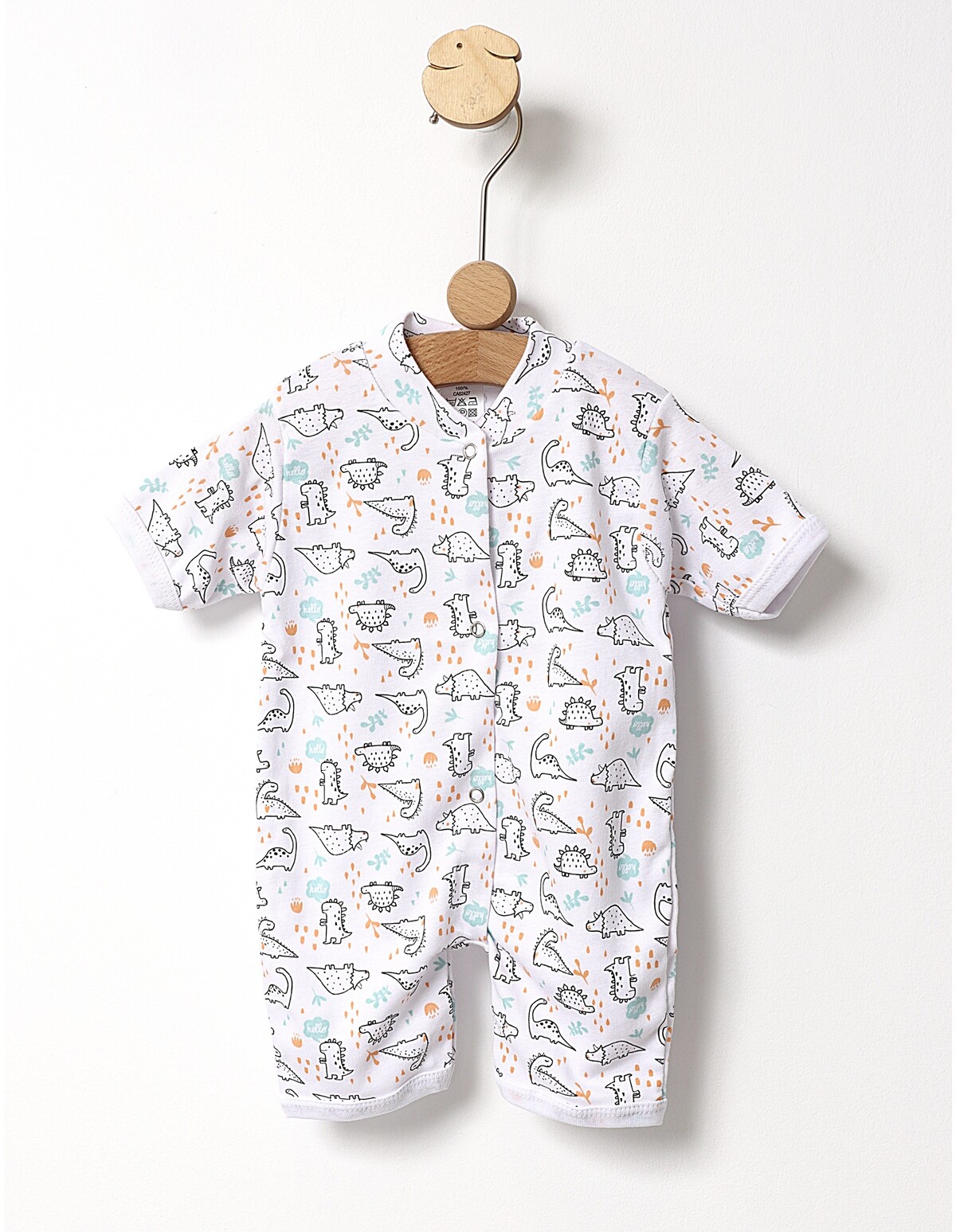 Salopeta Dino Dino 2 MS alb-multicolor