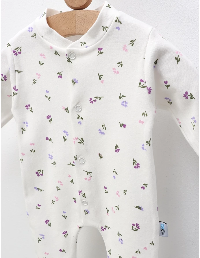 Salopeta floricele roz-mov, Minikids picture - 3