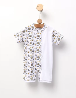 Salopeta Half, Wild Bear MS alb-gri