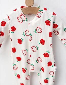 Salopeta Lalele, model alb