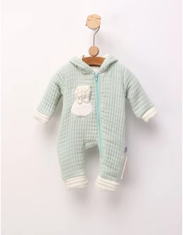 Salopeta muselina, Bunny Rabbit, verde