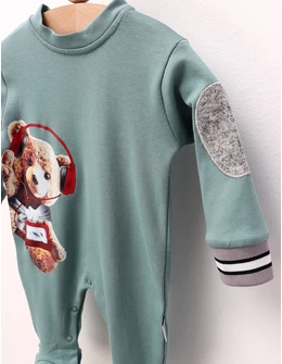 Salopeta Music Bear, model verde