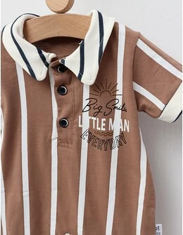Salopeta Polo Little Man, cu maro