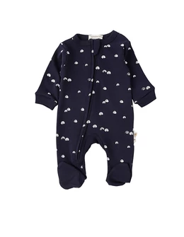 Salopeta premium, cu botosei Rain, bleumarin