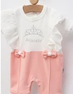 Salopeta Princess Any, cu roz picture - 2