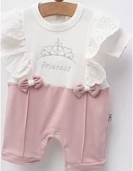 Salopeta Princess Any, cu roz-prafuit