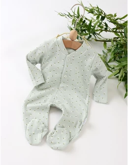 Salopeta Sanziana cu botosei, model verde
