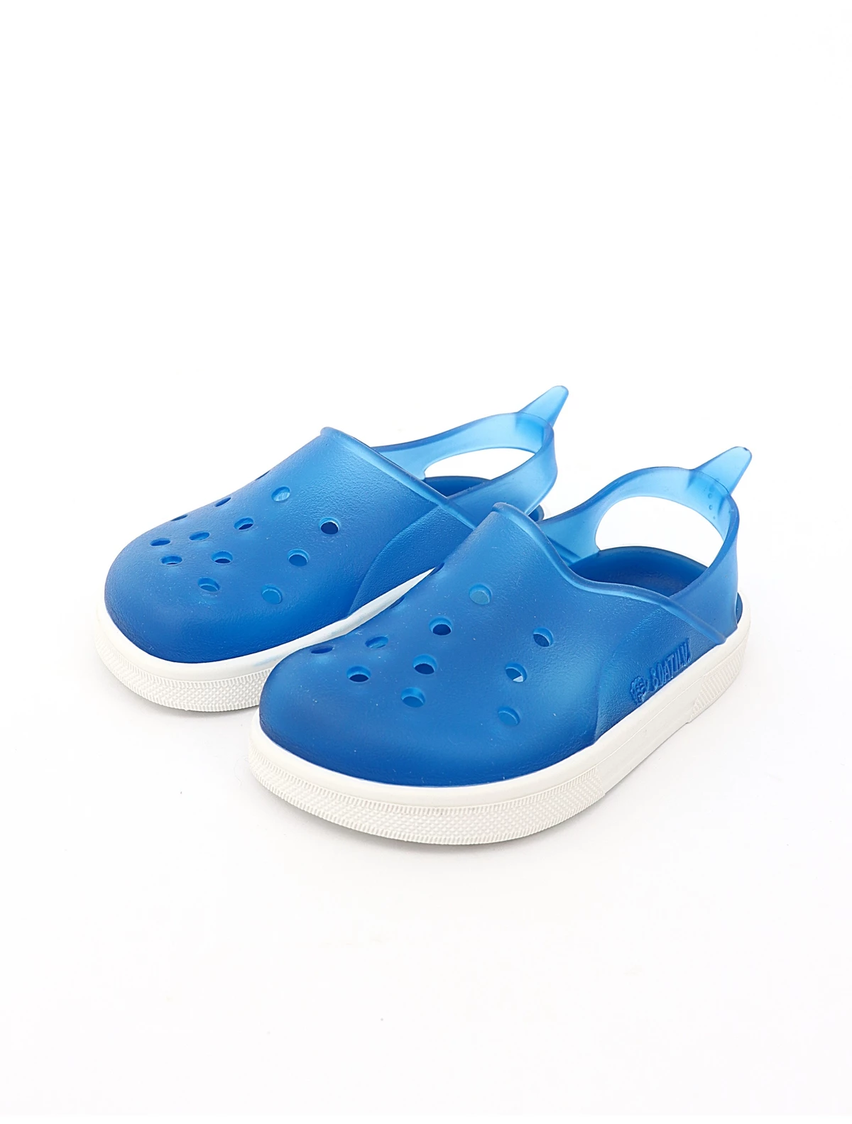 Sandale Boatilus CLOGGY Kids albastru-neon