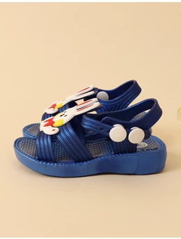 Sandale cu sunet si Iepuras model albastru 2