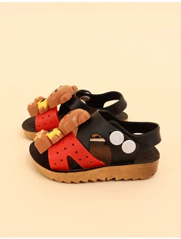 Sandale cu Ursulet model cu negru 2