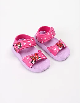Sandale spuma cu arici, Minnie cu mov