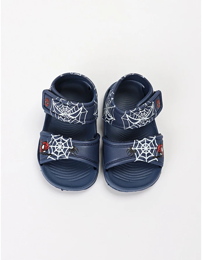 Sandale spuma cu arici, Spider-Man bleumarin picture - 2