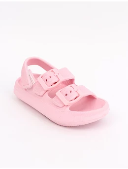 Sandale spuma de fetite cu bretele roz 24 
