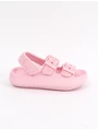 Sandale spuma de fetite cu bretele roz 2
