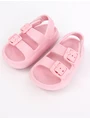 Sandale spuma de fetite cu bretele roz 5