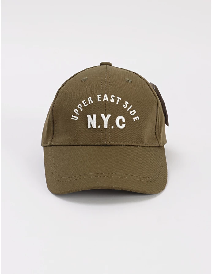Sapca baietei NY, East Side, verde army picture - 2
