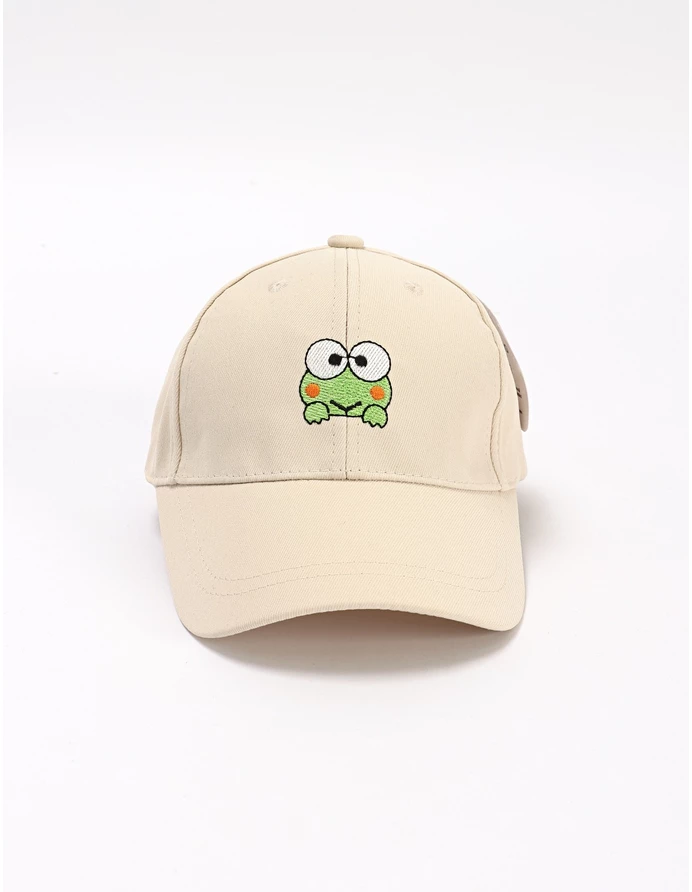 Sapca copii, Broscuta, ecru picture - 2