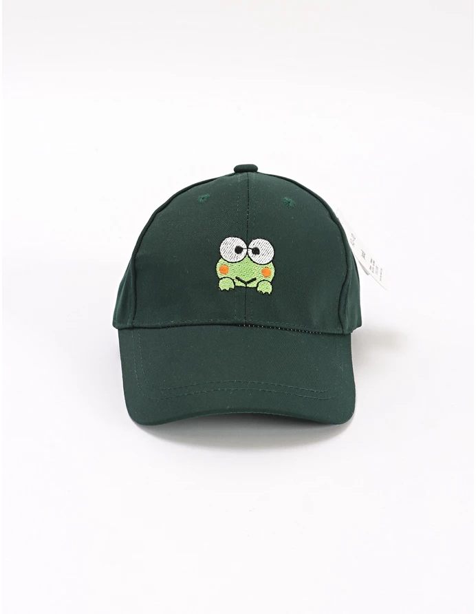 Sapca copii, Broscuta, verde picture - 2