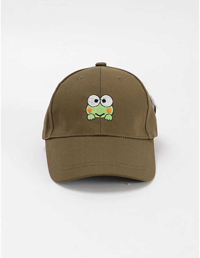 Sapca copii, Broscuta, verde-army picture - 2