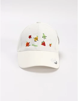 Sapca copii, Go Fresh Fruits, alb