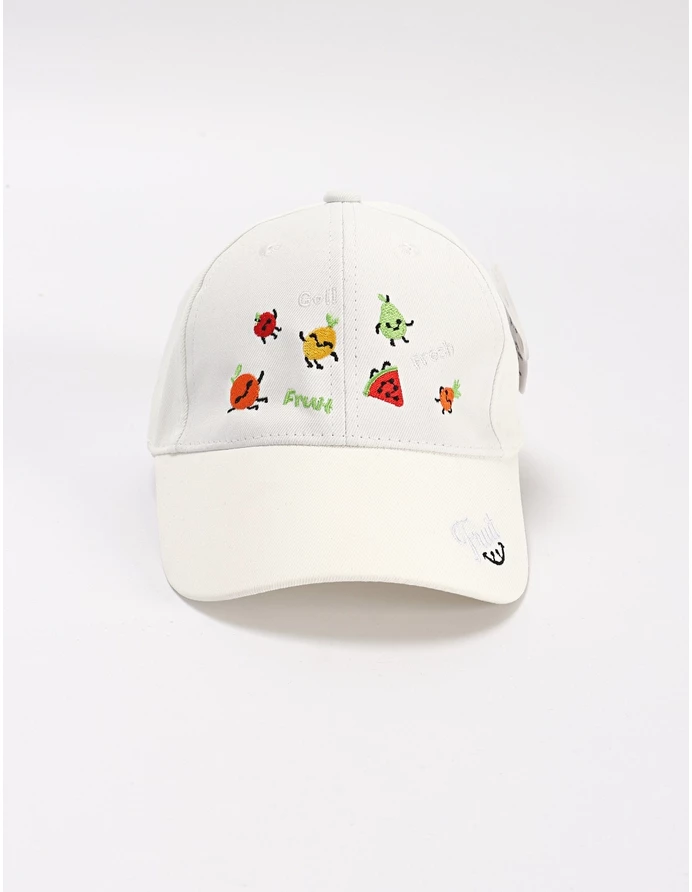 Sapca copii, Go Fresh Fruits, alb picture - 2