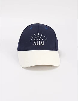 Sapca copii, Sun, bleumarin-alb