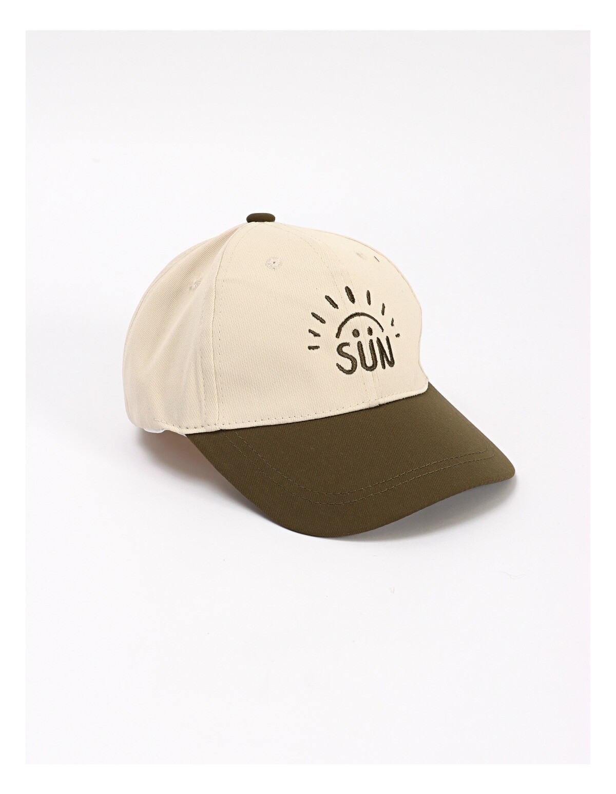 Sapca copii, Sun, ecru-verde