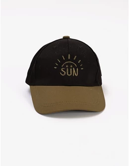 Sapca copii, Sun, negru-verde