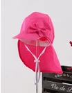 Sapca cu protectie la ceafa, Fundita, ciclam picture - 1