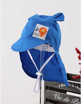 Sapca cu protectie la ceafa, Lion, albastru