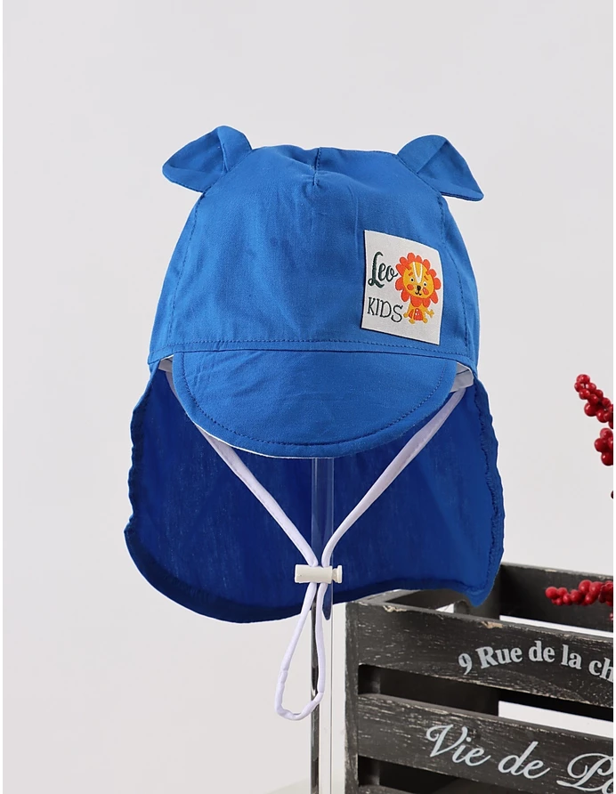 Sapca cu protectie la ceafa, Lion, albastru picture - 2