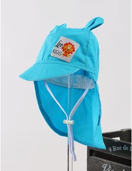 Sapca cu protectie la ceafa, Lion, turcoaz