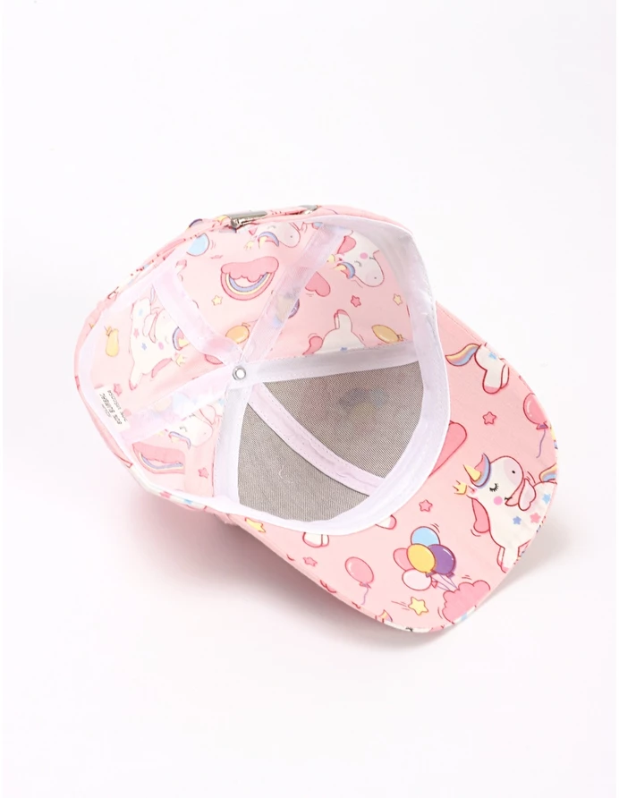 Sapca fetite Unicorn si Baloane, roz picture - 4