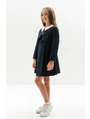 Sarafan premium Go to School model cu bleumarin picture - 4