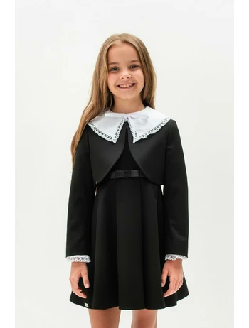 Sarafan premium I love School model cu negru picture - 4