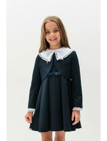 Sarafan premium I love School model cu negru picture - 8