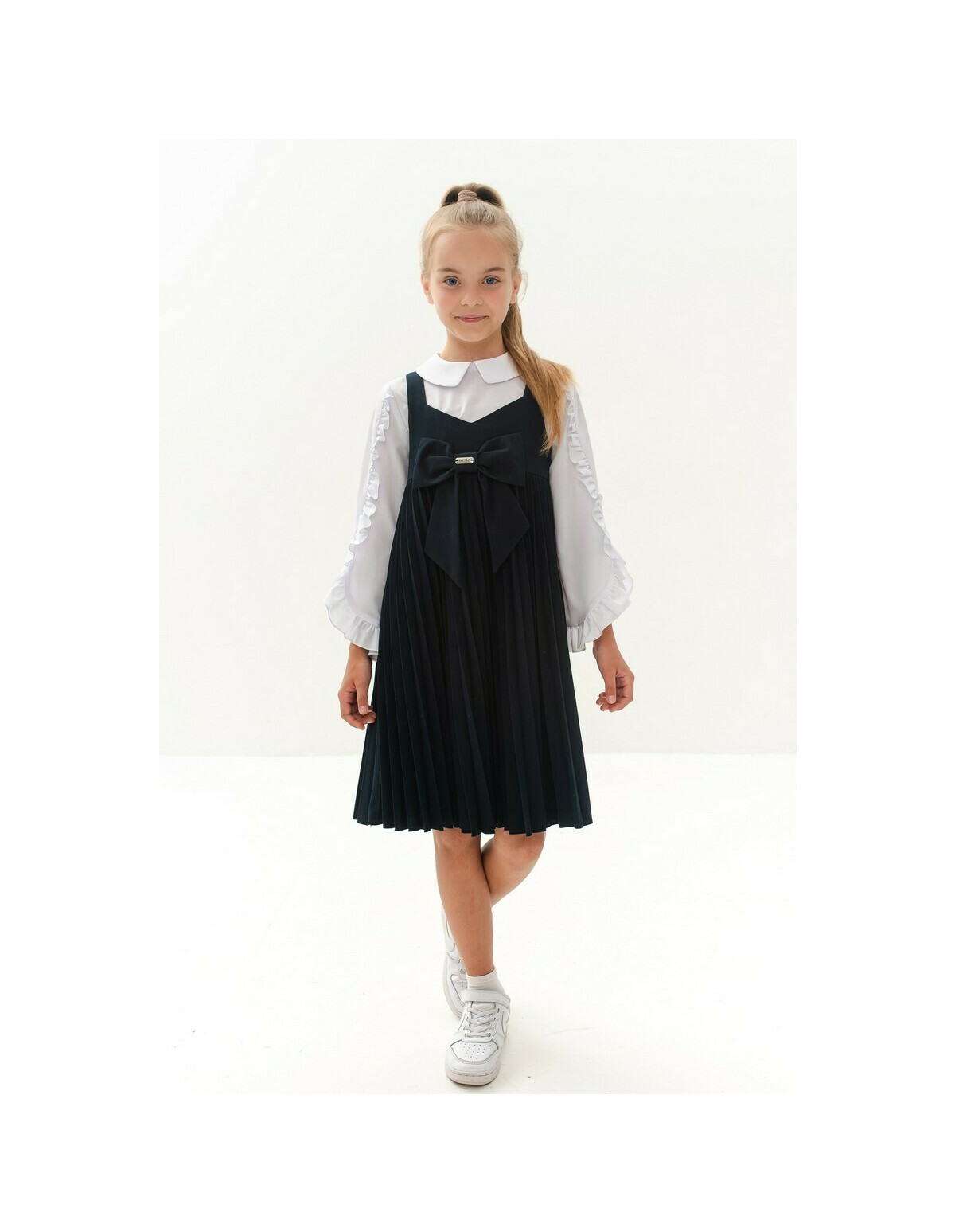 Sarafan premium Suzie KAYLEE bleumarin