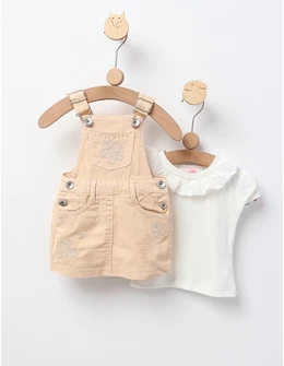 Sarafan si tricou Raisa crem