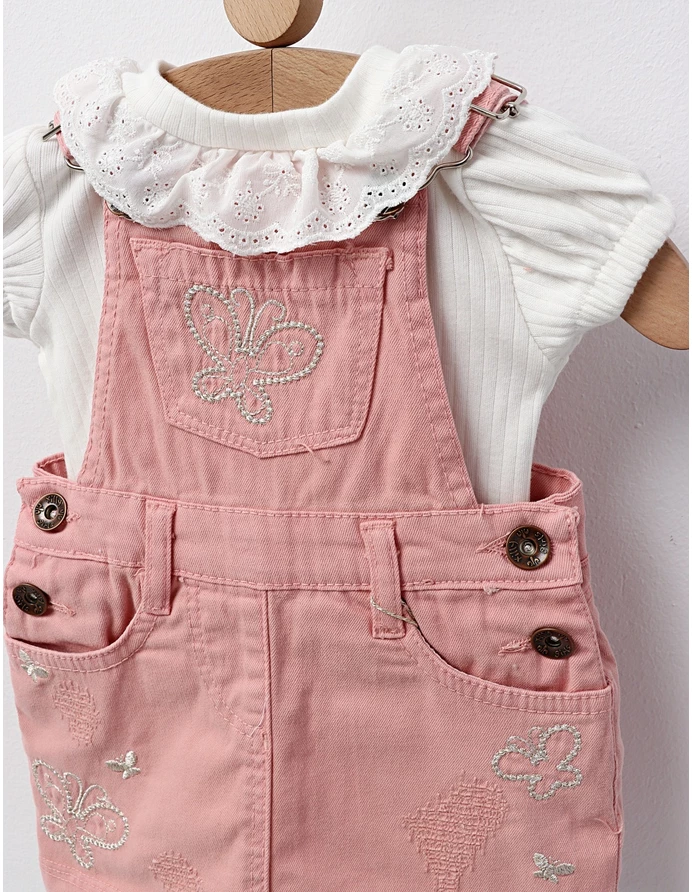 Sarafan si tricou Raisa roz picture - 2