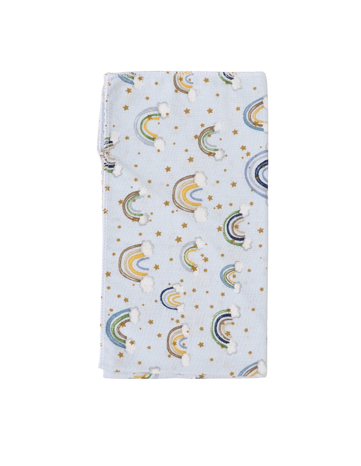 Scutec finet imprimat Curcubeie, cu albastru