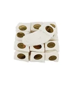 Set 12 perechi sosete albe simple picture - 2