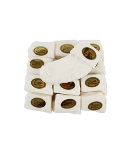 Set 12 perechi sosete albe simple